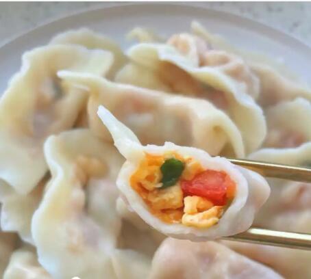 低卡水饺-鸡肉西红柿